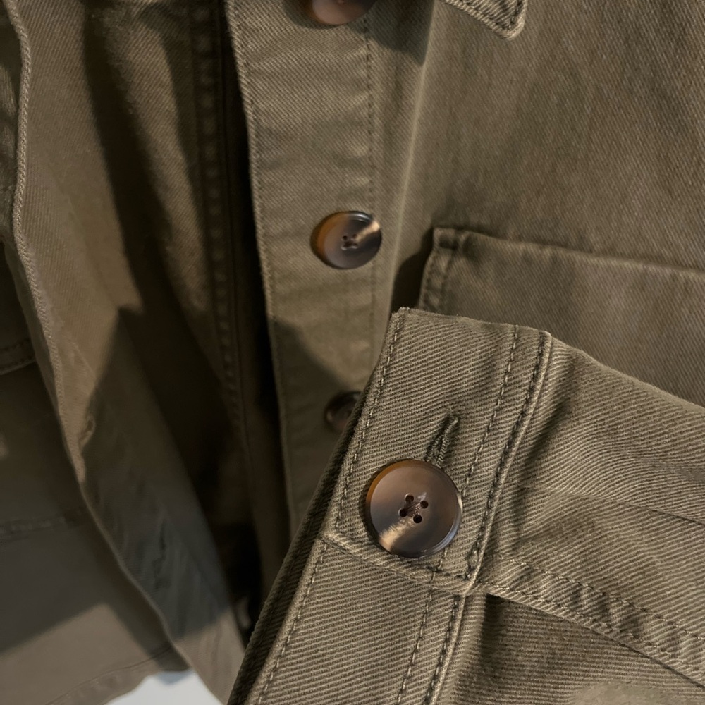 Loft Drawstring Denim Jacket - Picture 5 of 7